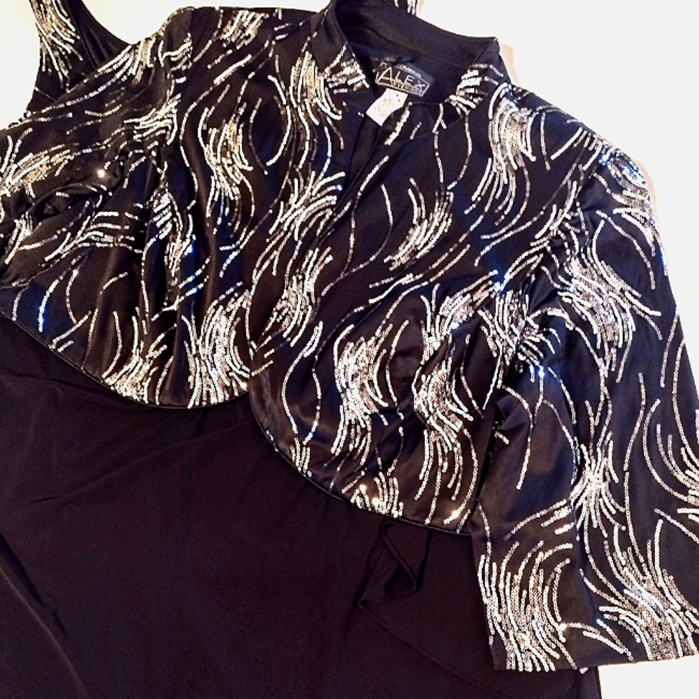 Vintage two piece sequin dress and blazer